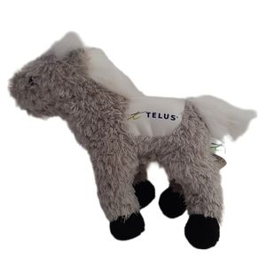 🍒 TELUS Critters Pony Horse Stuffed Animal Plush Soft Kids Toy